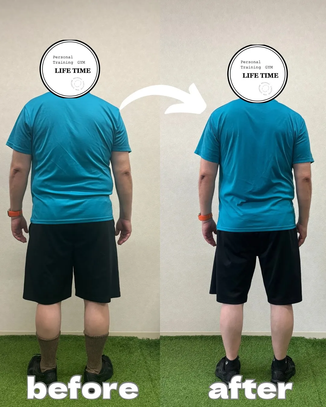 『半年の成果−10kg』